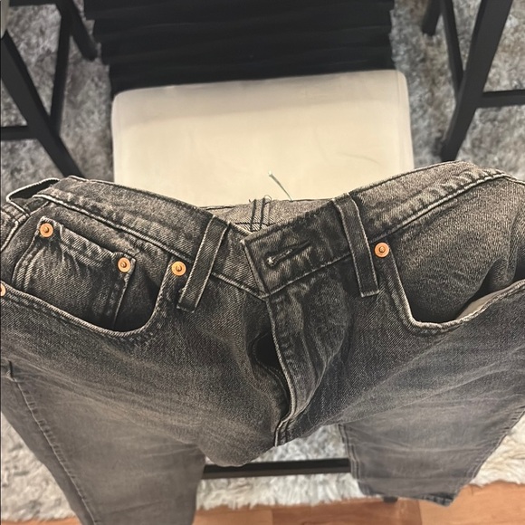 Levi's Dark Gray Straight Jeans for Men - Picture 4 of 5